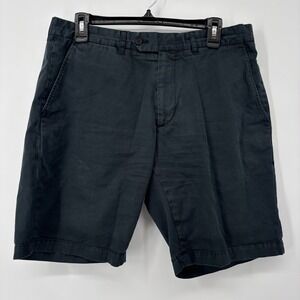 Todd Snyder Shorts Mens Size 33 9" Blue Cotton Canvas Chino Flat Front Classic
